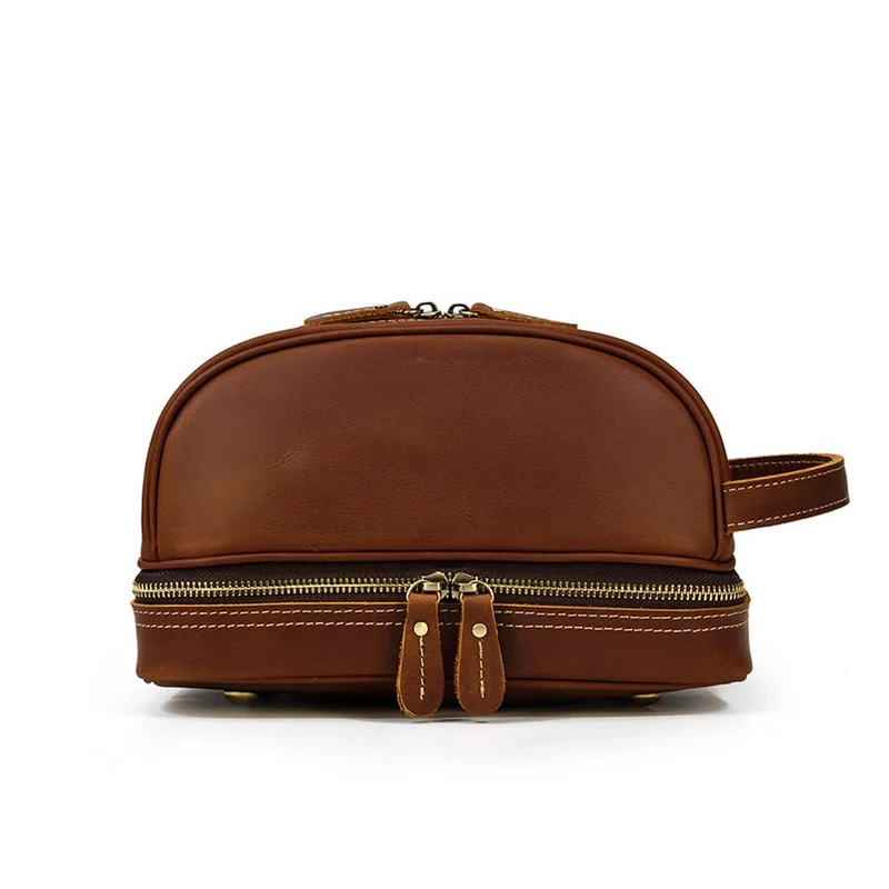 Leather Makeup Bag | DAVOS