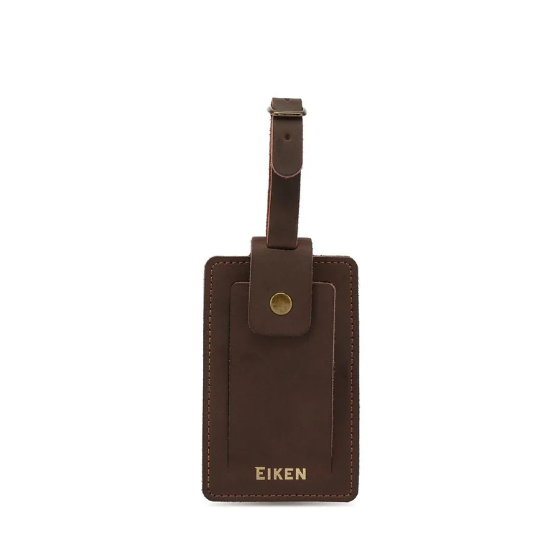 Customisable Leather Luggage Tag