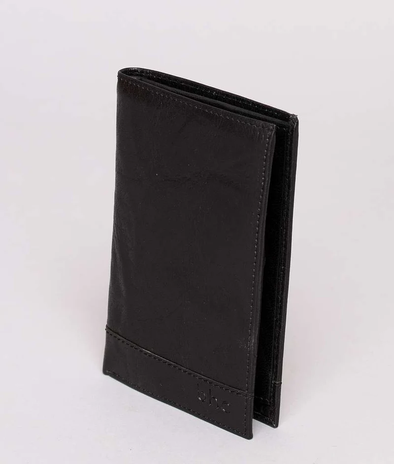 BHC Nordic Leather Wallet Large Black