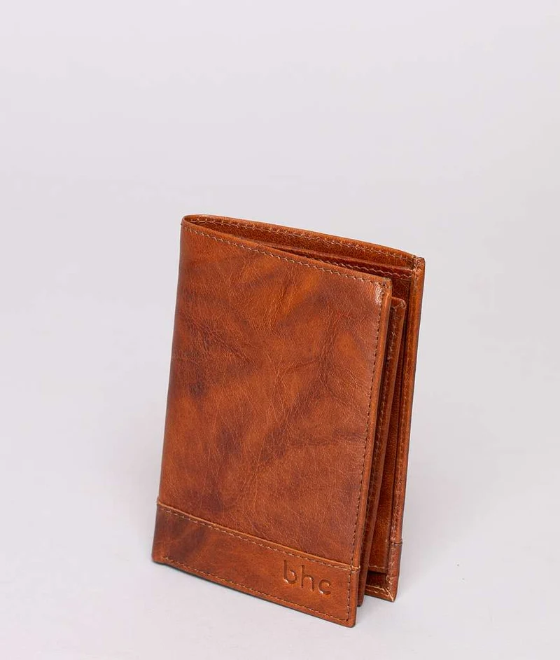 BHC Nordic Leather Wallet Medium Cognac