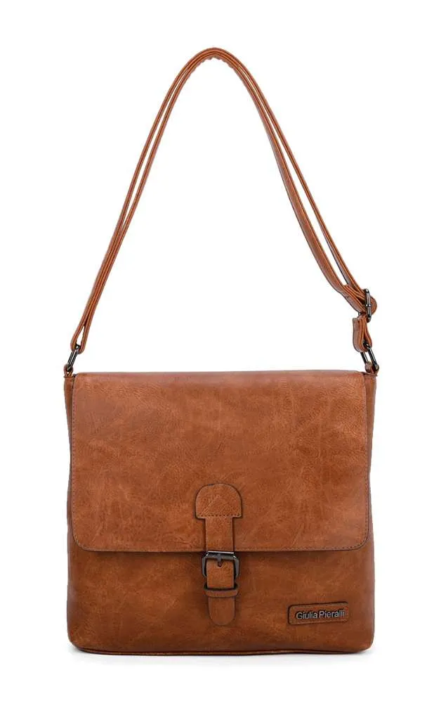 Giulia Pieralli Classic One Room Flapbag Lightcognac