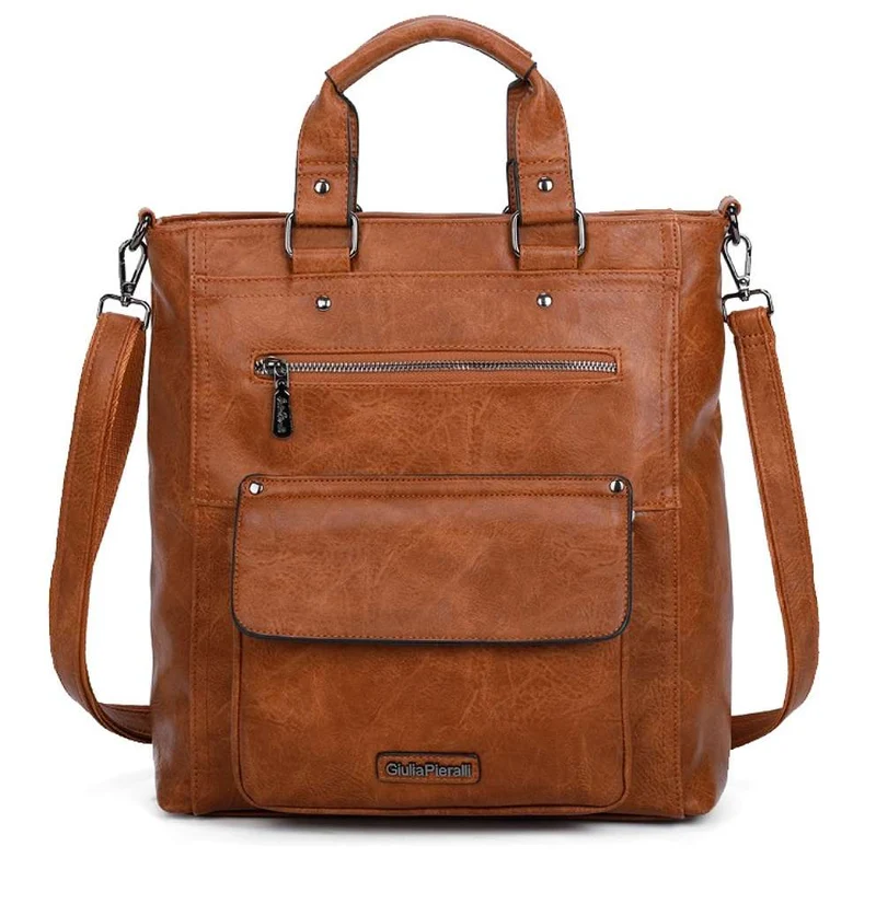 Giulia Pieralli Classic Toteshopper Lightcognac