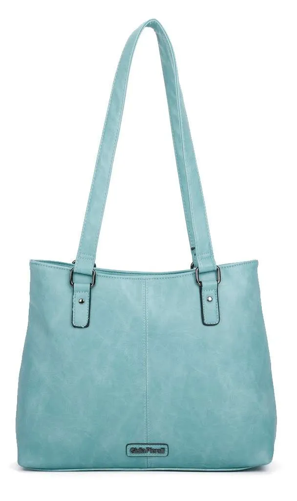 Giulia Pieralli Classic Shoulderbag Turkis