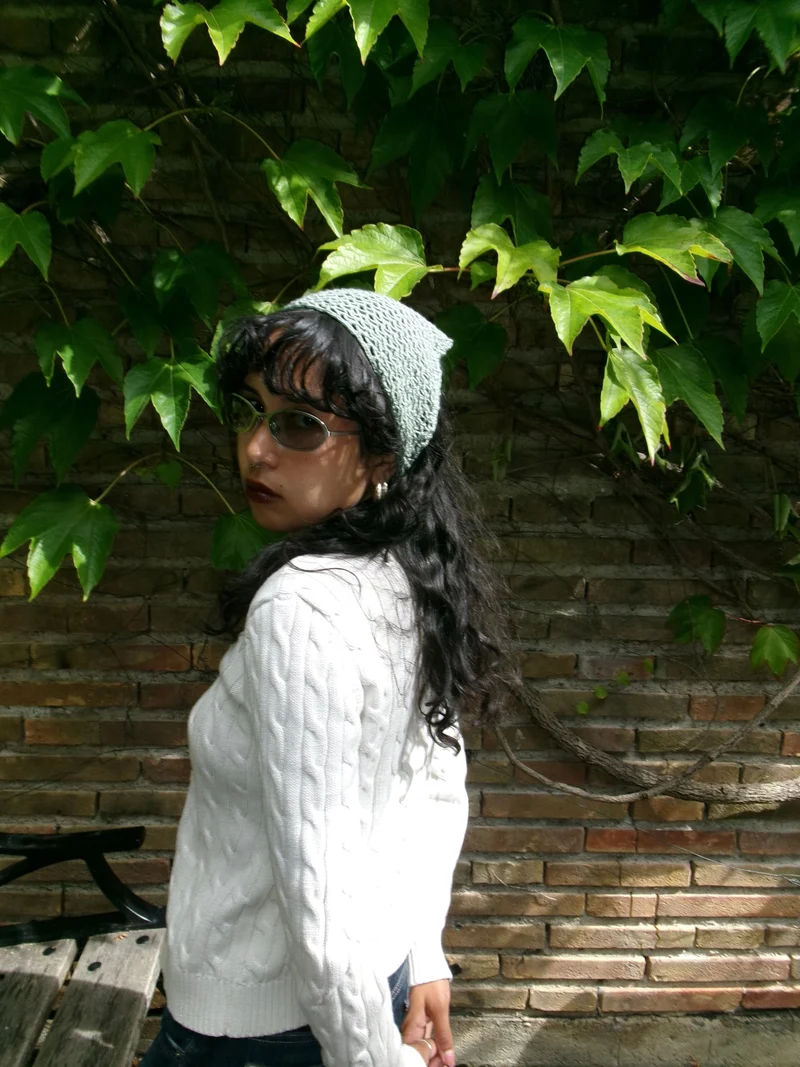 Virkad scarf