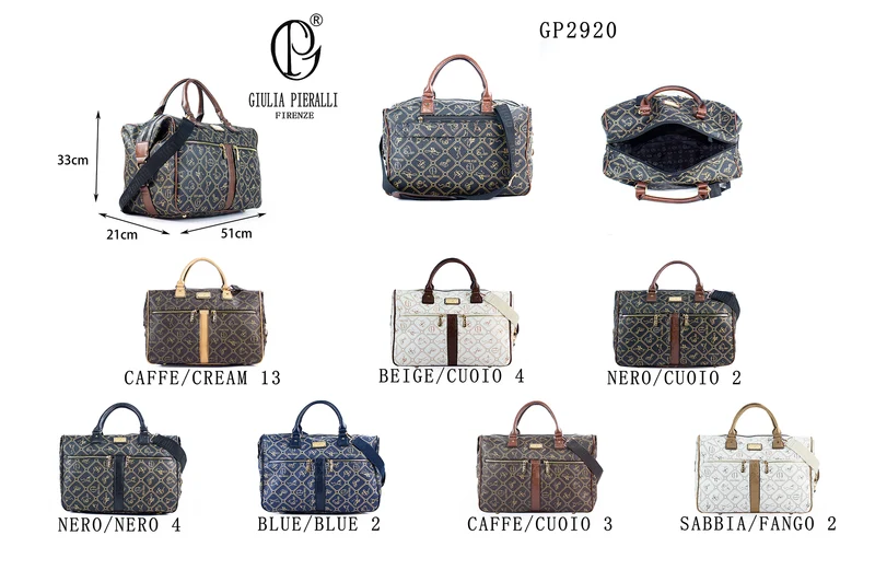 Giulia Pieralli Logo Ryan Cabinbag Beigebrown