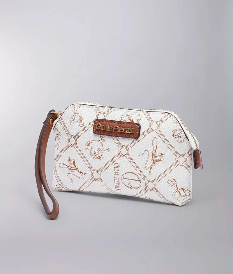 Giulia Pieralli Phone Clutch Beigebrown