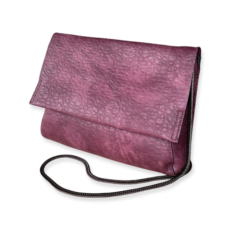 BHCV Wide Flapbag Winered