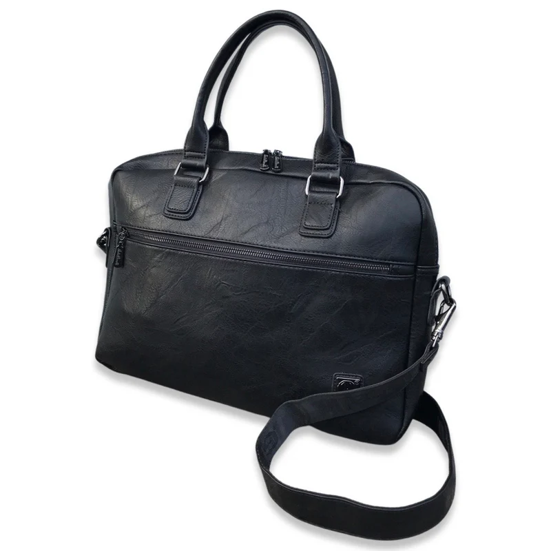 Giulia Pieralli Office Long Handles Briefcase Black