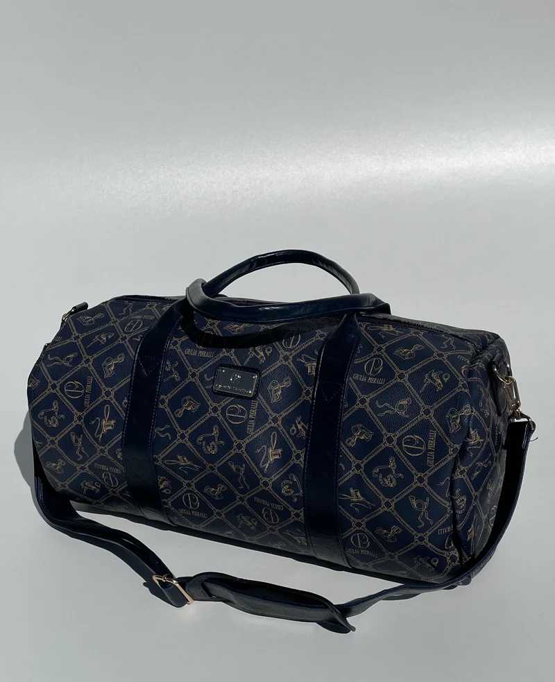 Giulia Pieralli Logo Uni Duffelbag Blue