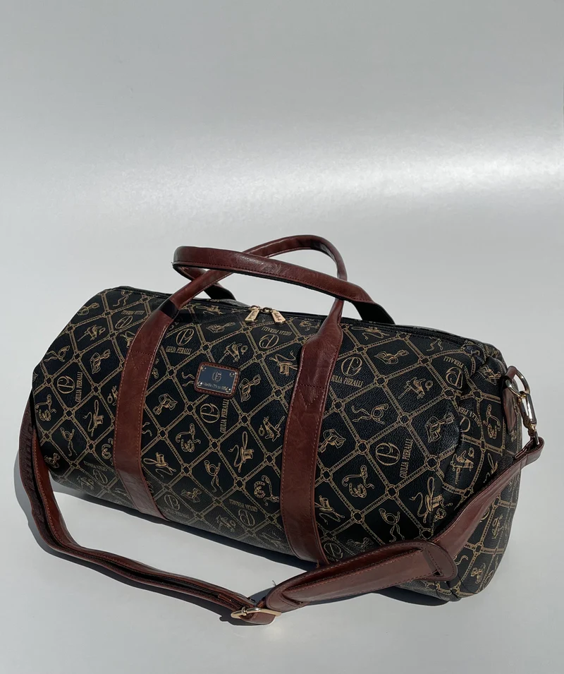 Giulia Pieralli Logo Uni Duffelbag Coffebrown