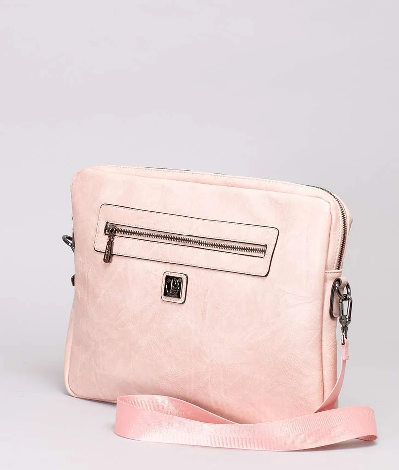 Giulia Pieralli Classic Laptop Sleeve Bag 2-in-1 Pink