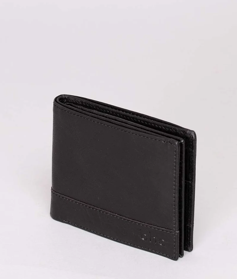 BHC Nordic Leather Wallet Dollar Large Black