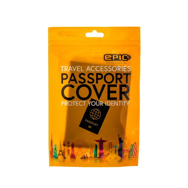 Epic Travel Accessories 2.0 Passport Pouch Black