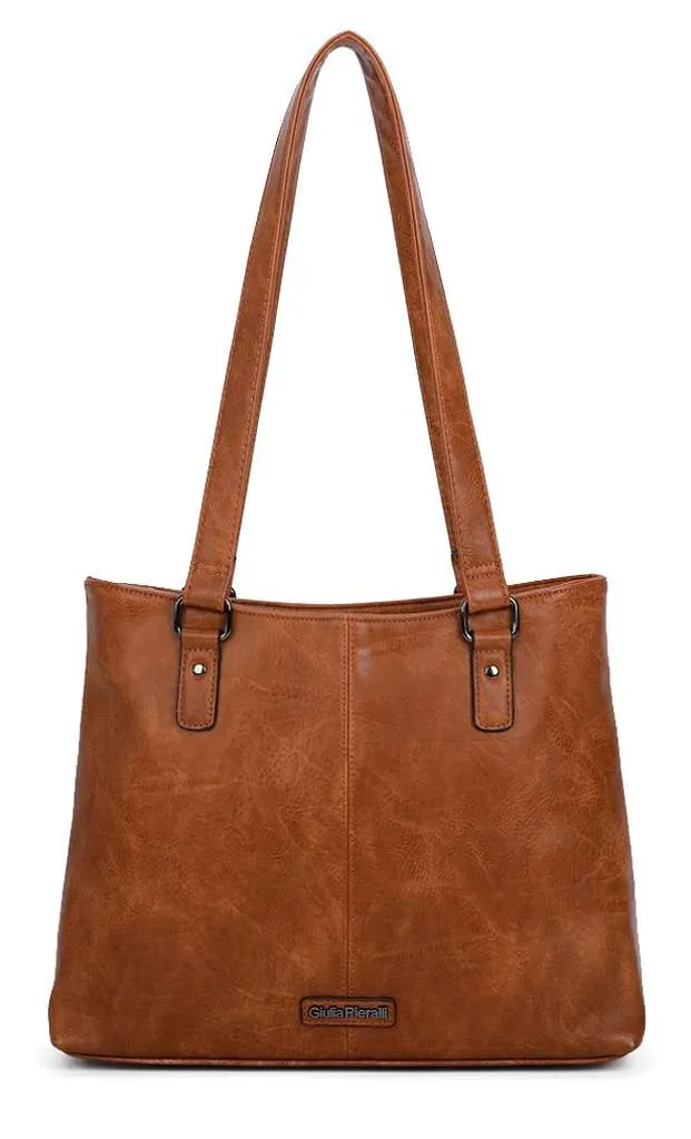 Giulia Pieralli Classic Shoulderbag Lightcognac
