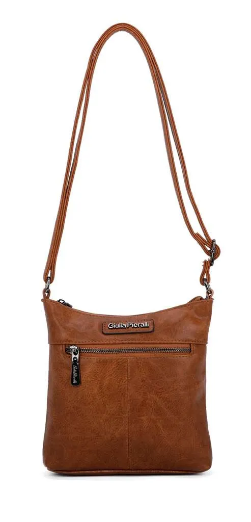 Giulia Pieralli Classic Topzipper Small Lightcognac