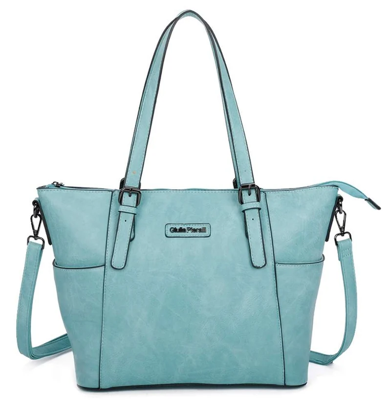 Giulia Pieralli Classic Totebag Turkis