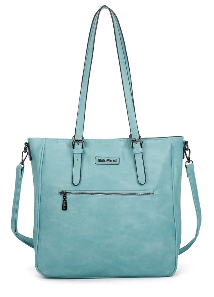 Giulia Pieralli Classic Laptop Shopper Turkis