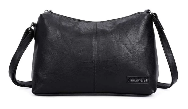 Giulia Pieralli Classic U-shaped Shoulderbag Black