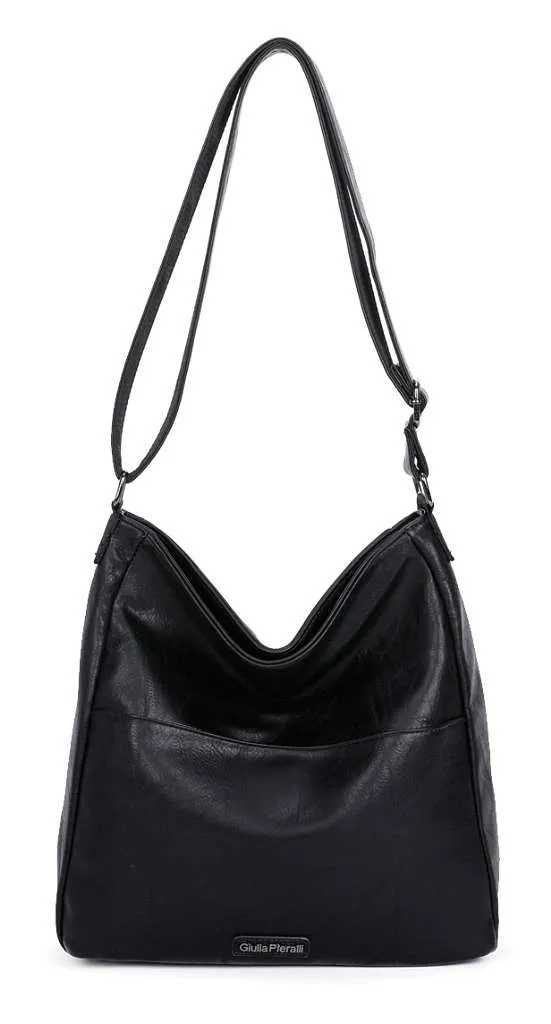Giulia Pieralli Classic Large Shoulderbag Black