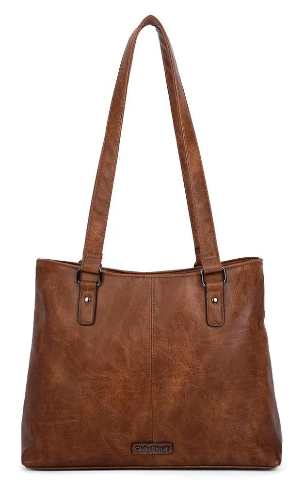 Giulia Pieralli Classic Shoulderbag Cognac