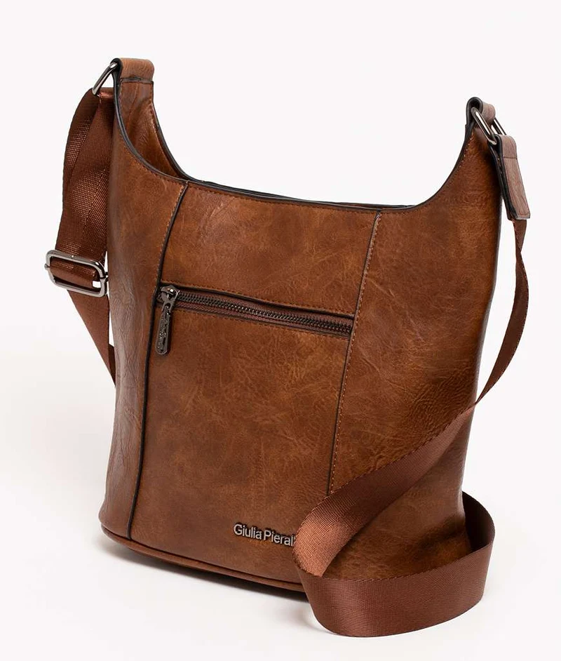 Giulia Pieralli Classic Hobobag Cognac