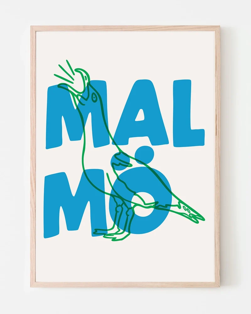 Malmö Mås Print