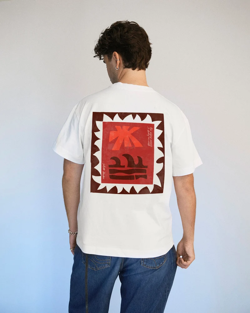 Röd Indigo T-shirt