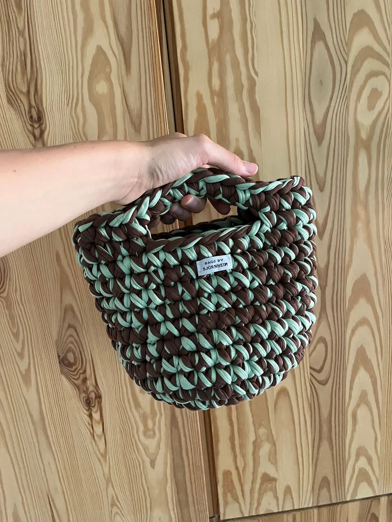 Kiwi bag - virkad väska