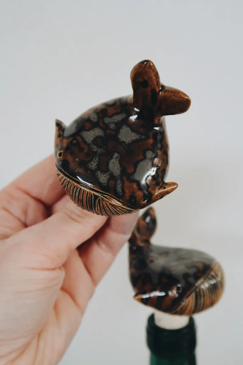Cork Whale - Brun Med Fläckig