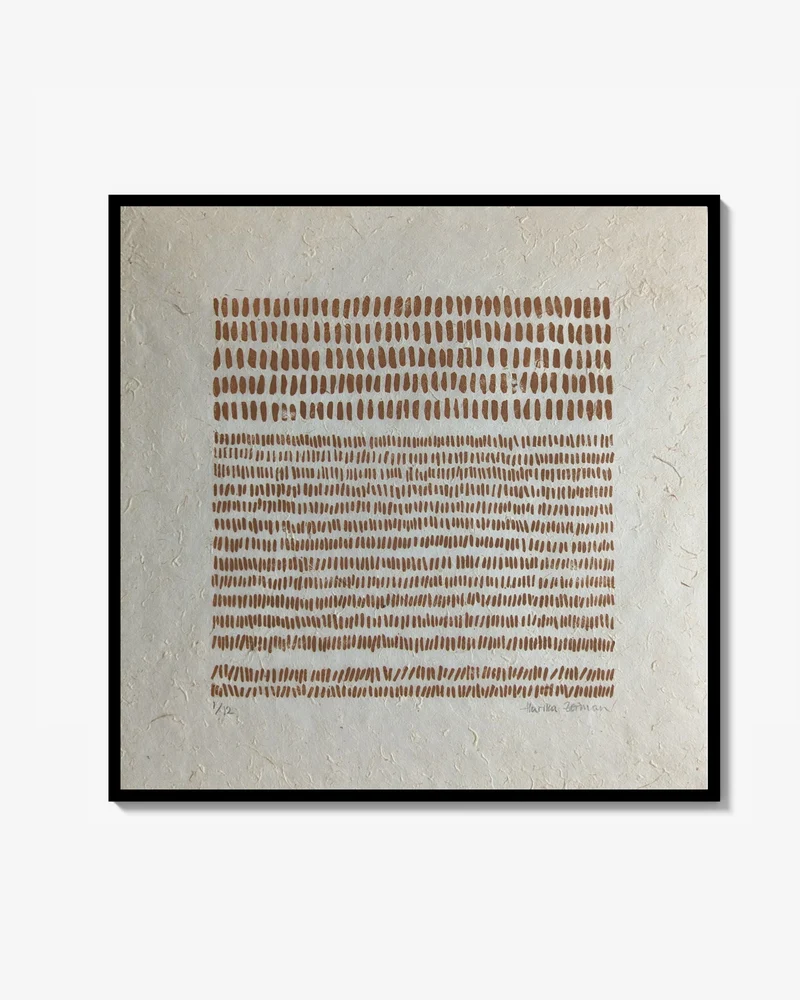 "Meditation I" - Linocut Print