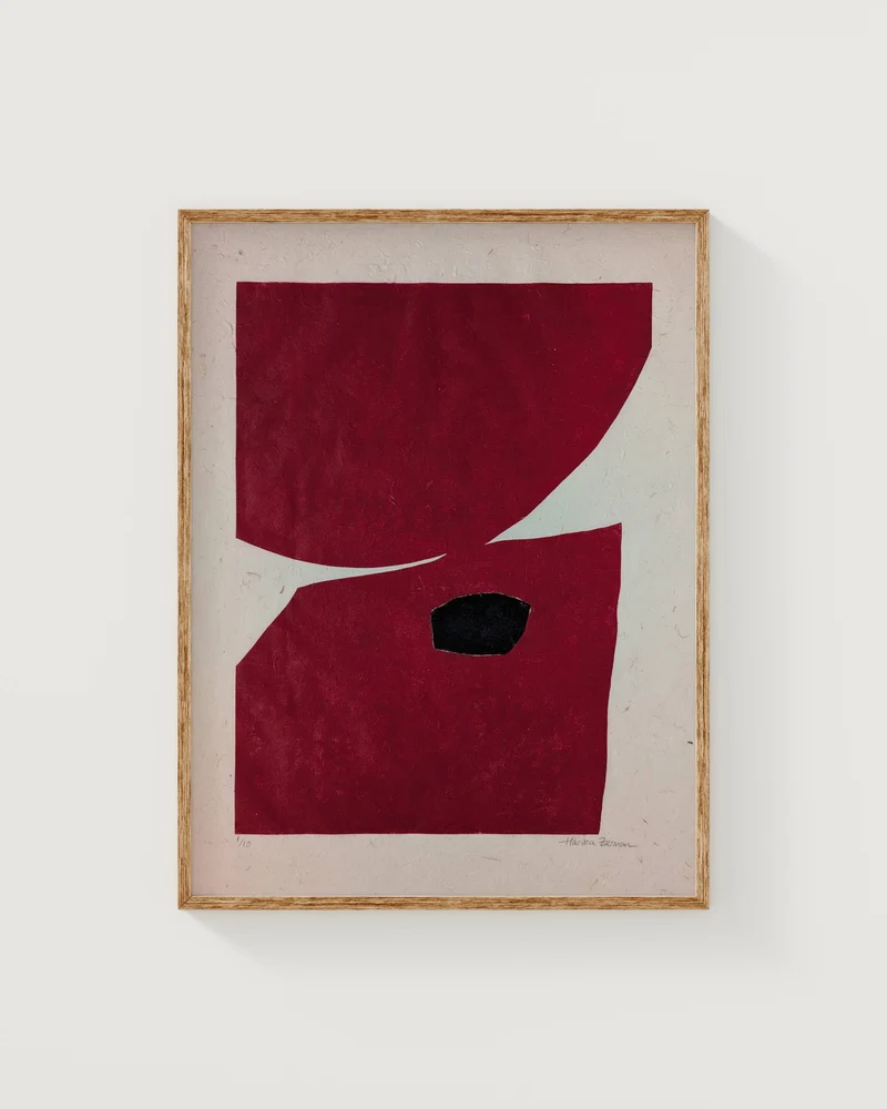 "The Core" - Linoleumsnitt Print