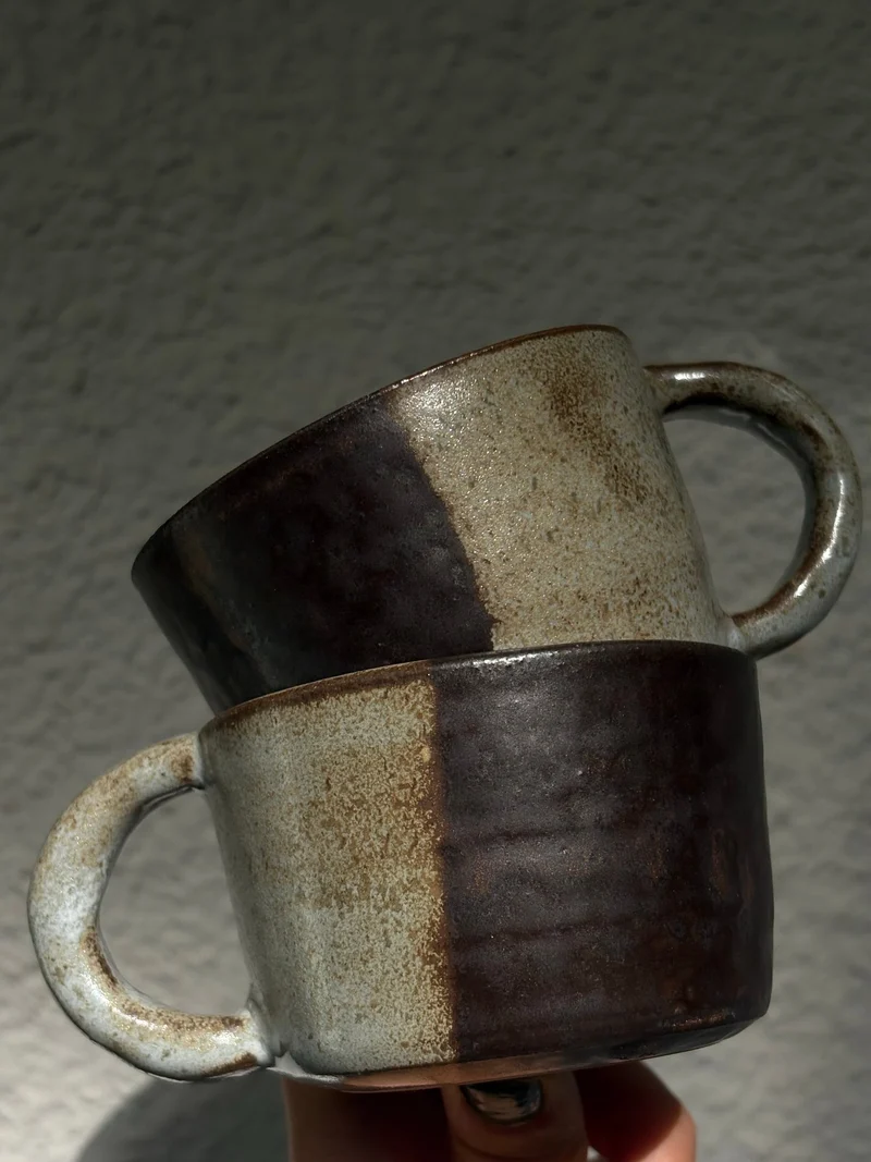 The Sober Cup - Brun/blå delad