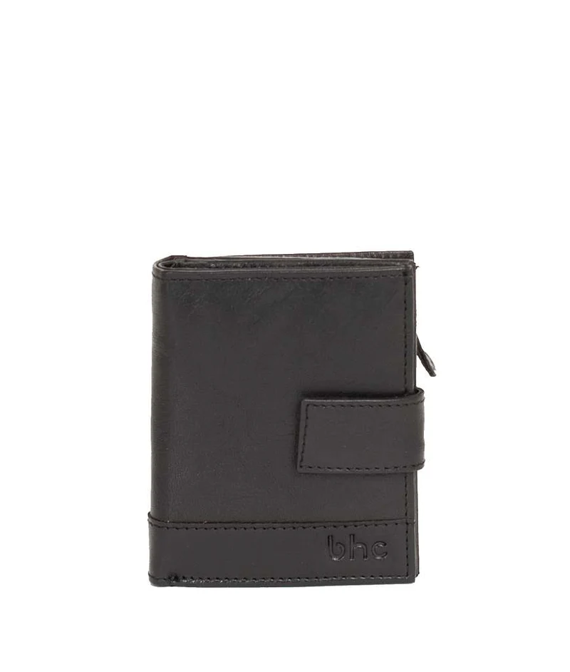 BHC Nordic Leather Wallet Kim Black