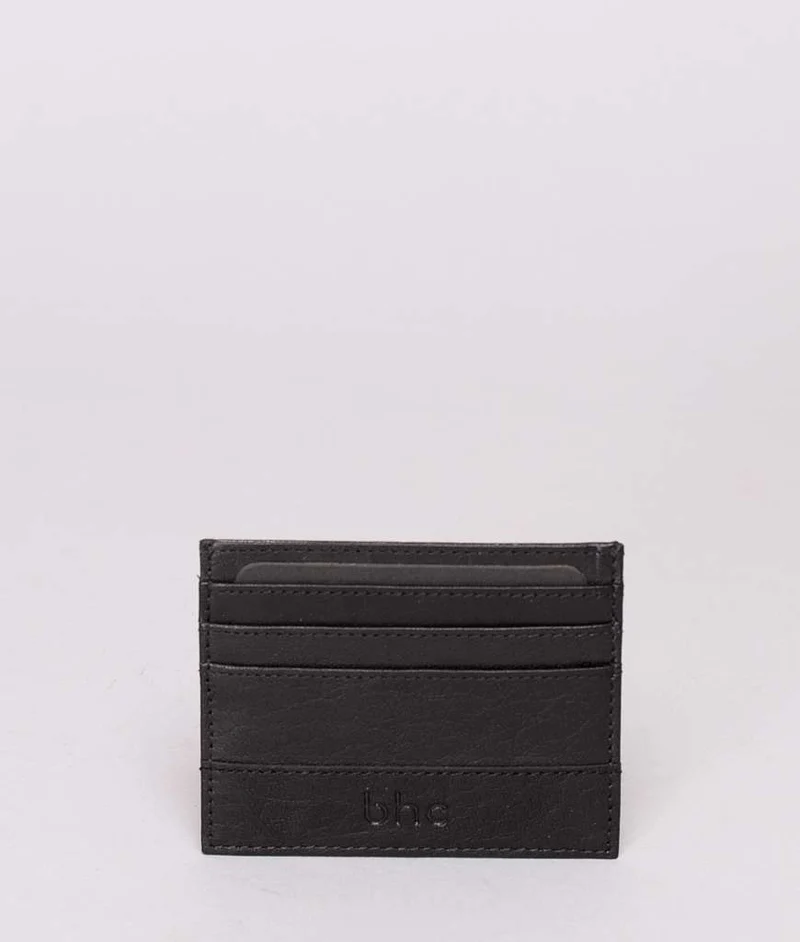 BHC Nordic Leather Wallet Cardholder Black