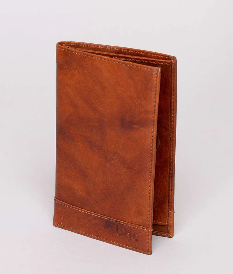 BHC Nordic Leather Wallet Large Cognac