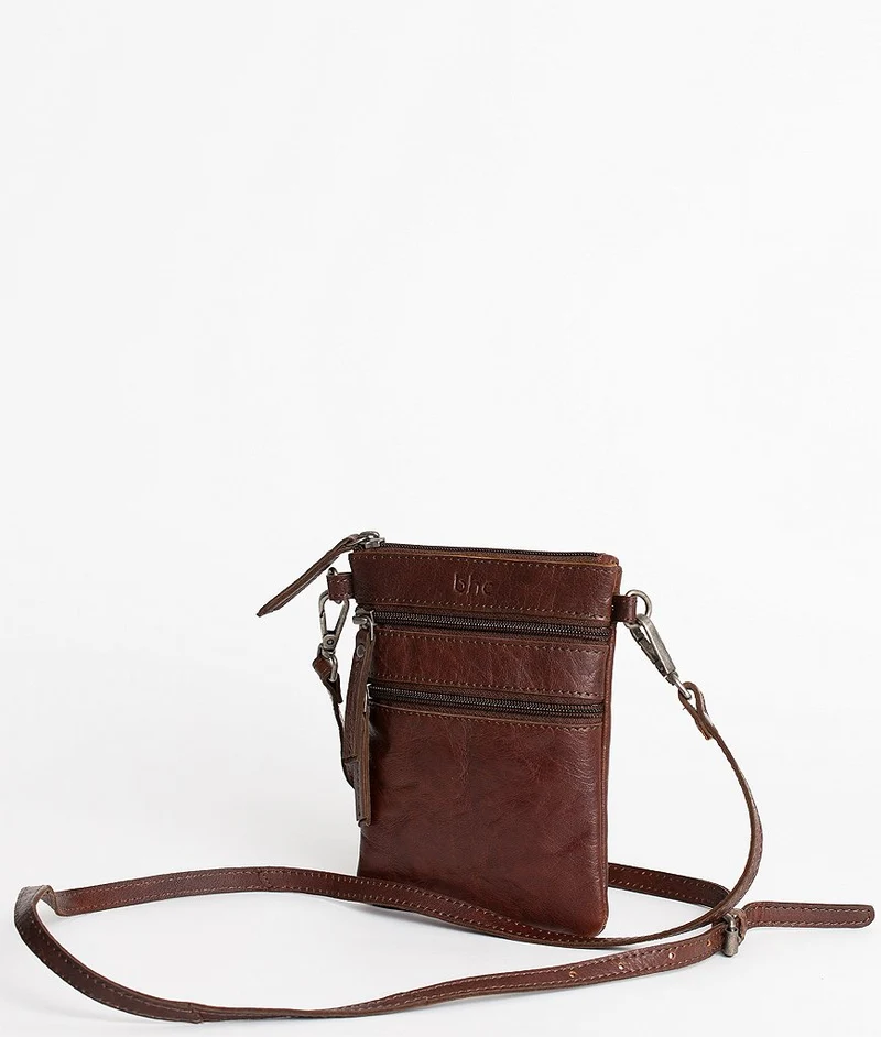 BHC Nordic Leather Phonebag Darkbrown