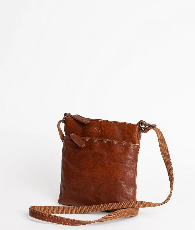 BHC Nordic Leather Topzipper Cognac