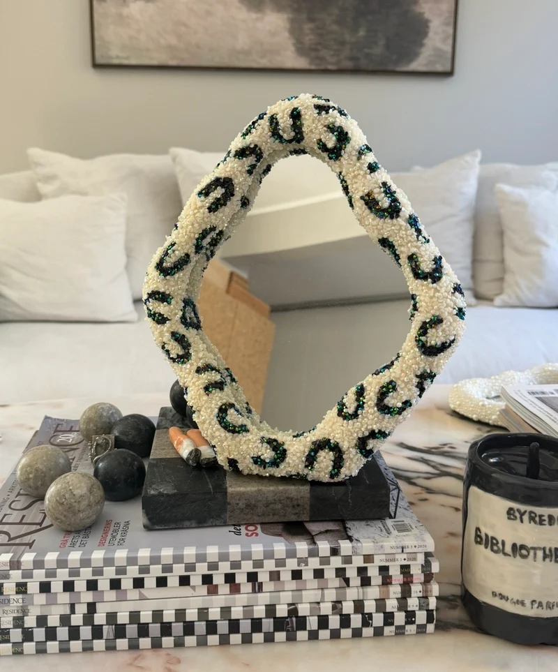 Vild Leopard Spegel