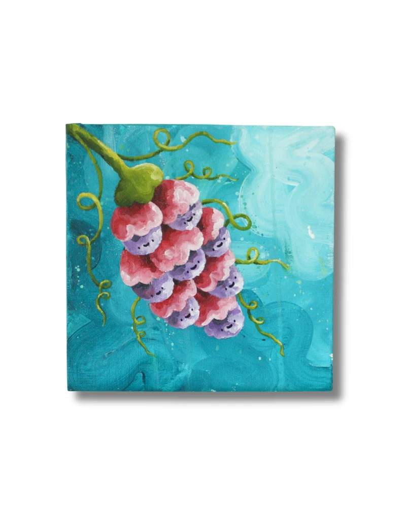 I need to ripen, Original popsurrealism lowbrow popart målning på canvas