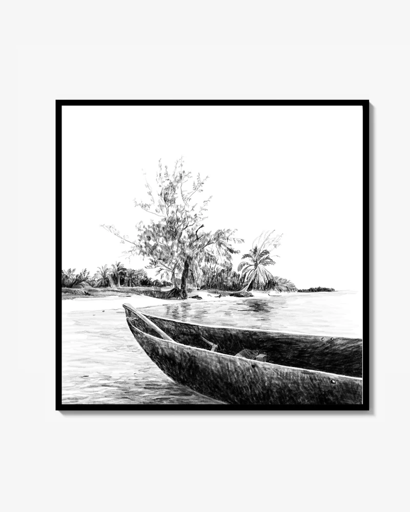 Madagascar beach PRint