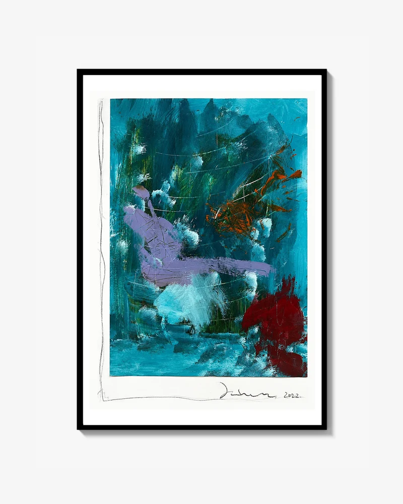 Blue Terrain - Poster