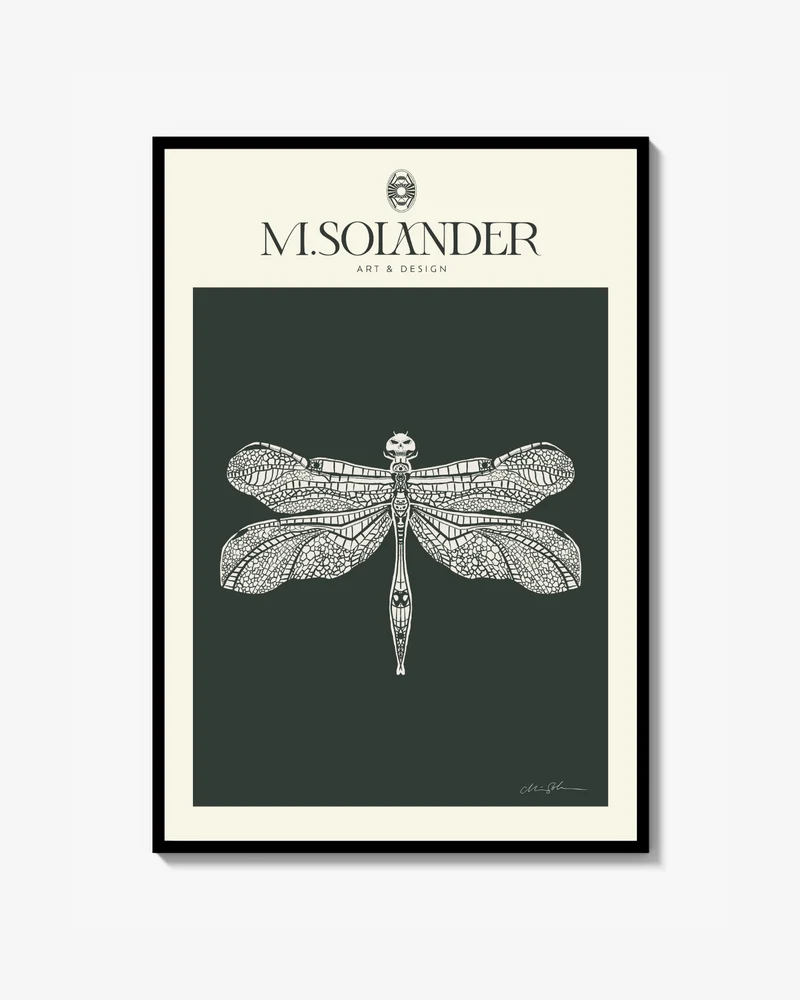 Dragonfly Obscura Poster