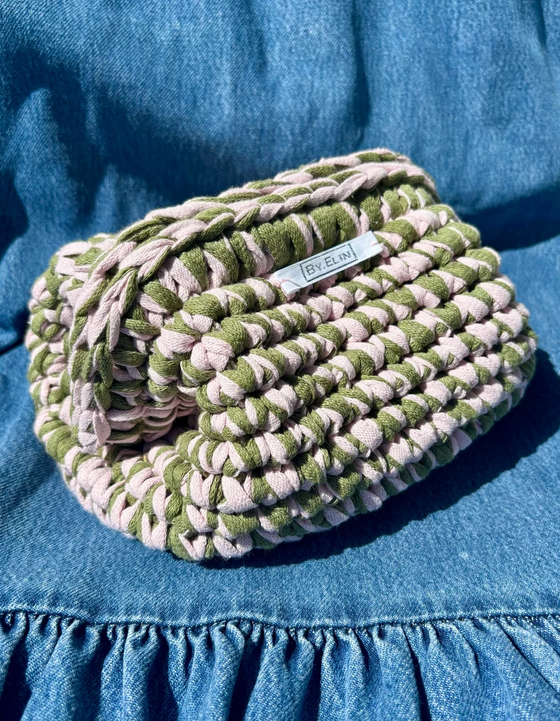 AGNES - Mellan - Khaki/Ljus Rosa
