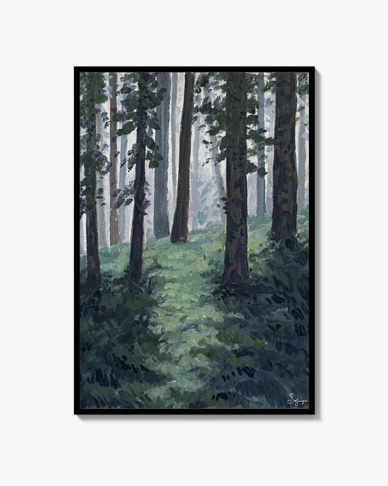 Forest Mist Poster