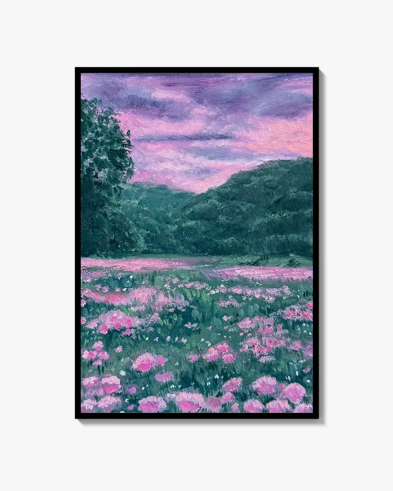 Field of Flowers Poster