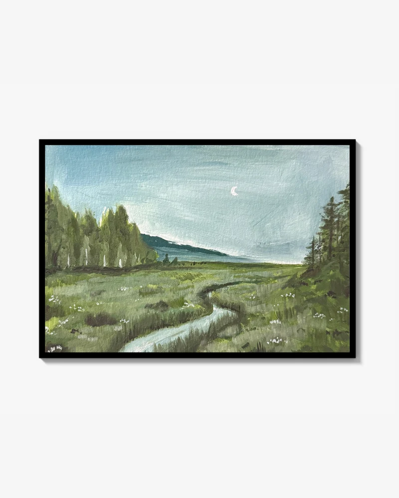 Fields at Dusk Poster