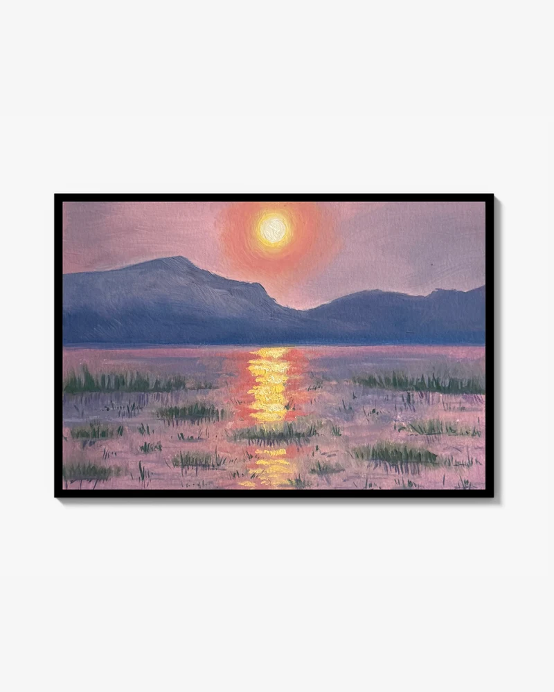 Warm Evening Sun Poster