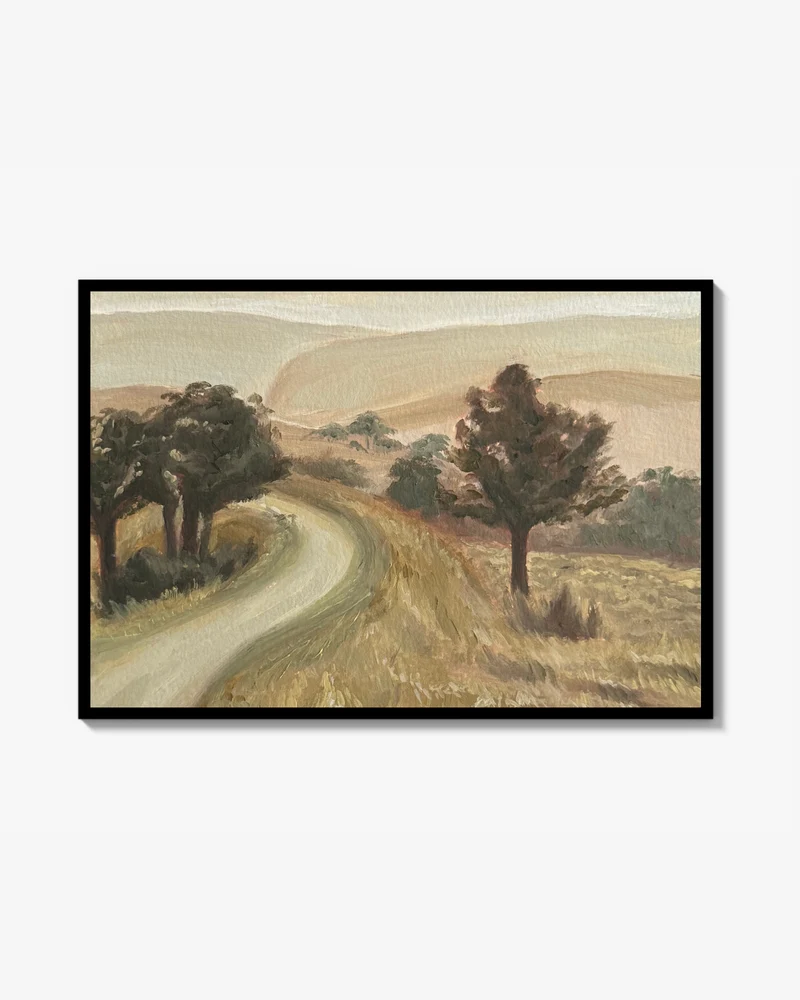 Road Through the Hills Poster