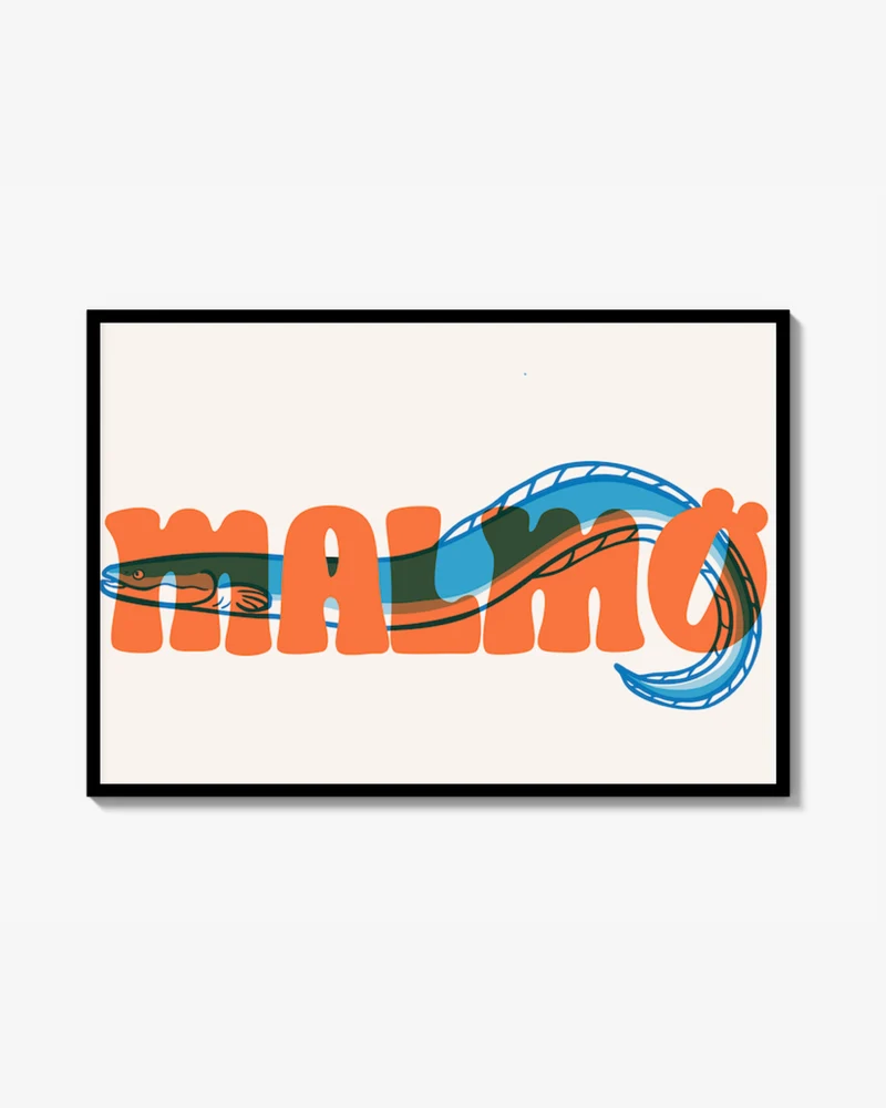 Malmö Ål Print