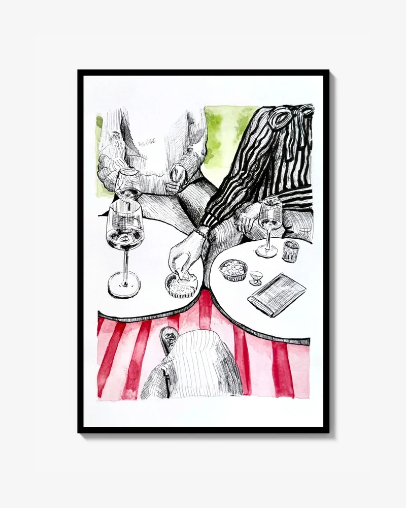 Wine with friends – Print